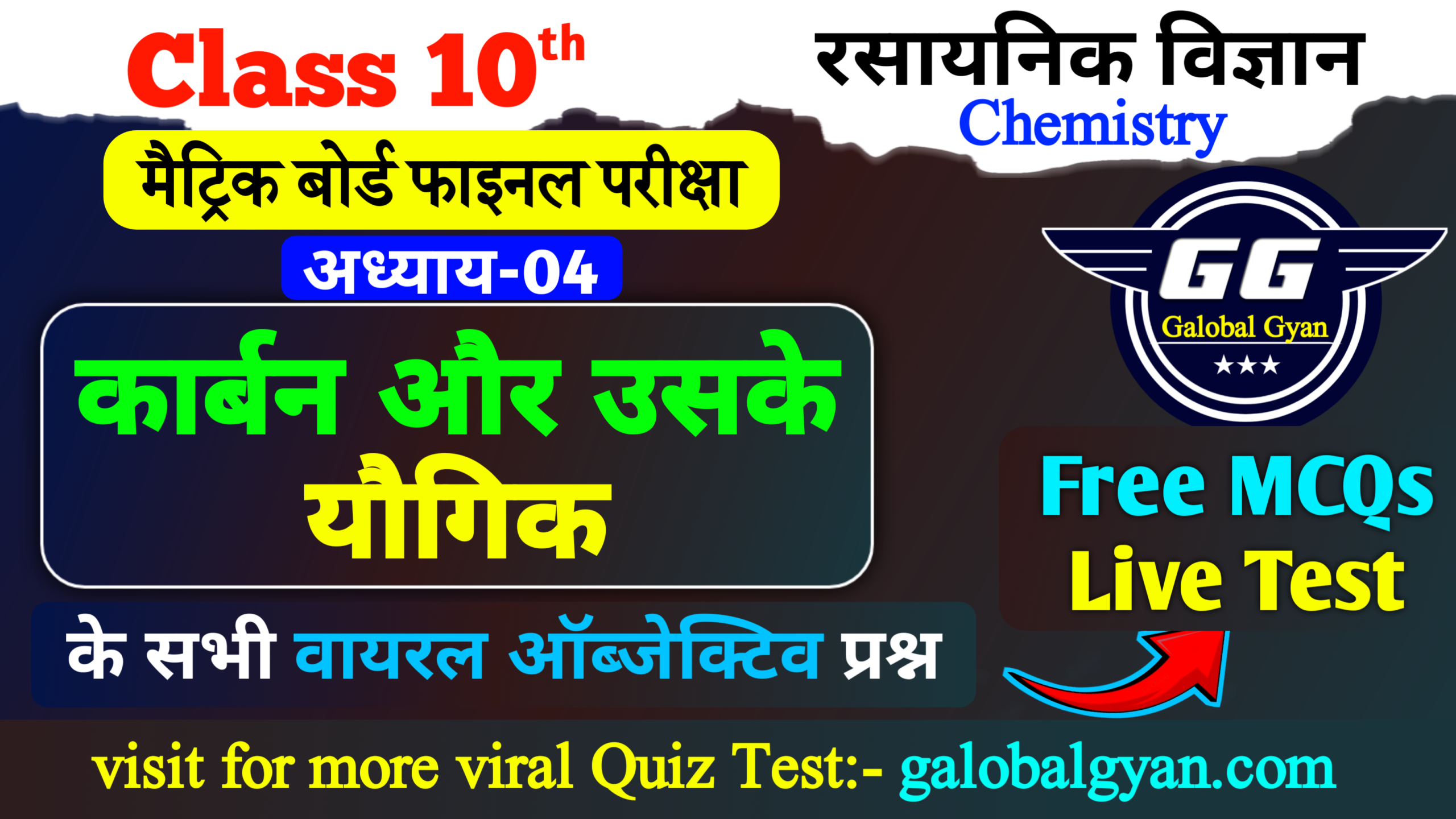 रसायन विज्ञान (Chemistry) अध्याय-04 | कार्बन एवं उसके यौगिक (Carbon and its Compounds)